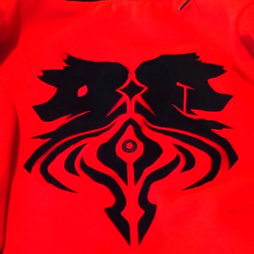 Aphmau zip up practically brand new red and black
